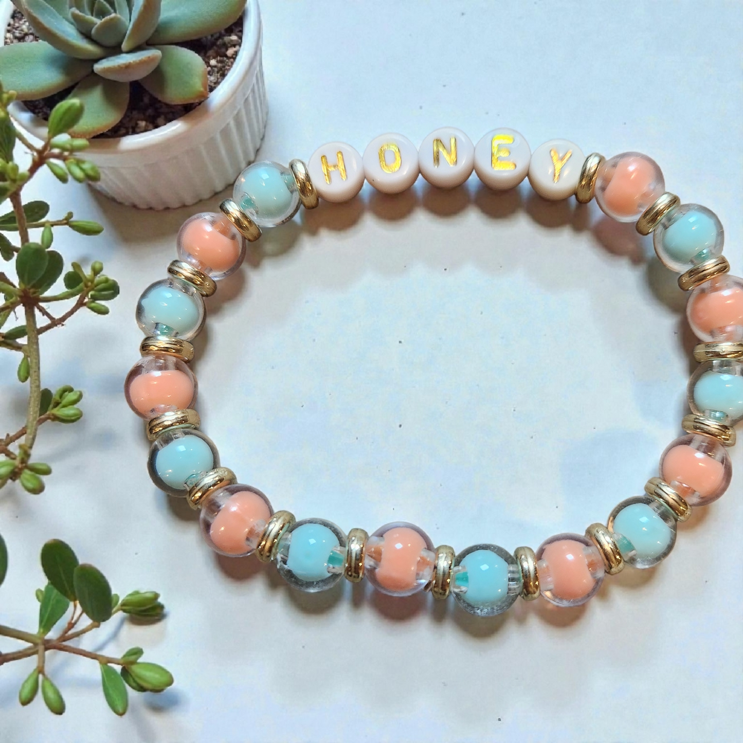TS12 Money Multi-Colored Beaded Bracelet