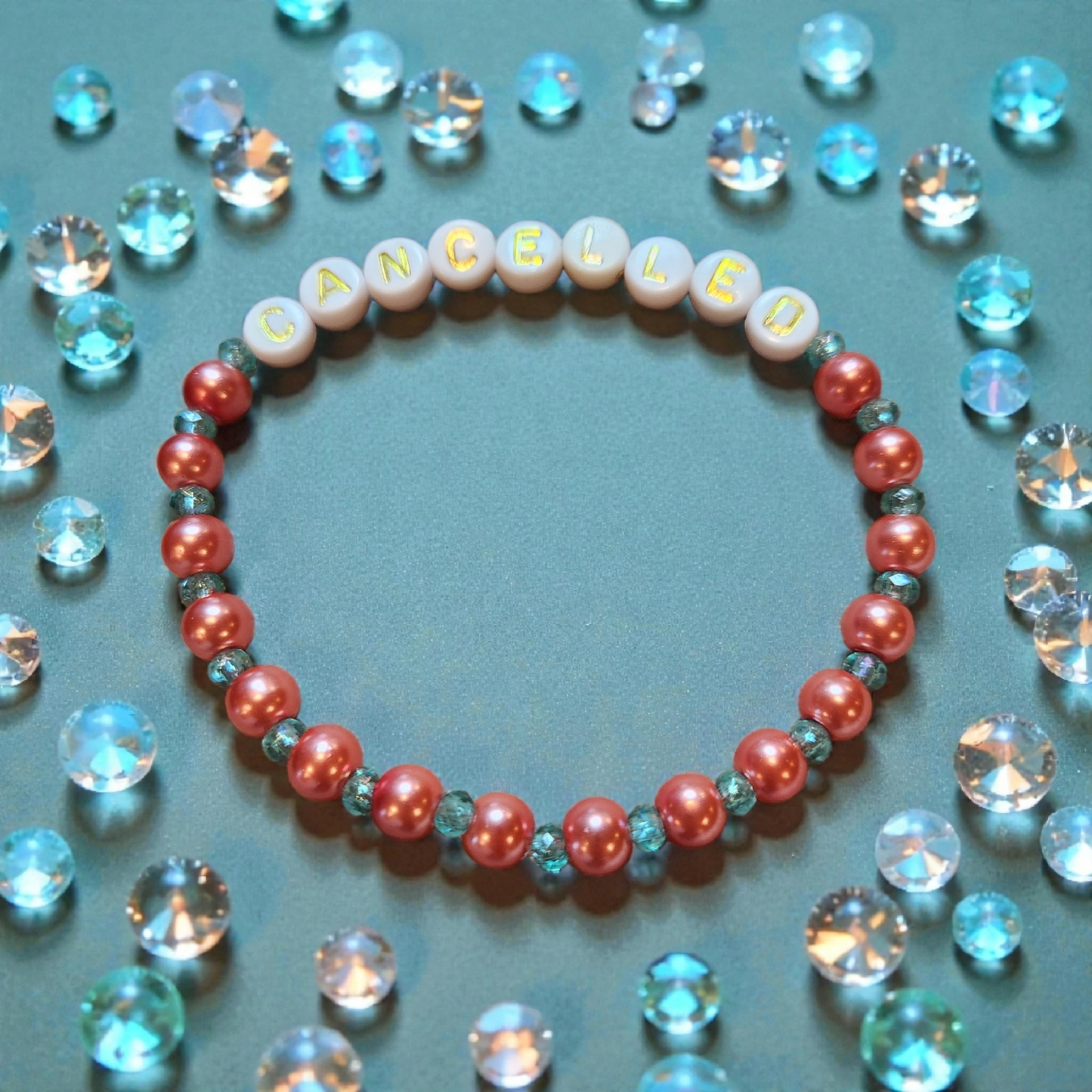 TS12 Cancelled Multi-Colored Beaded Bracelet