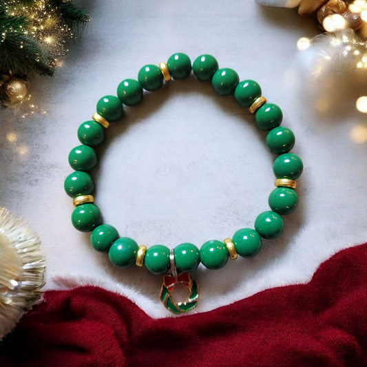 Green Wreath Bracelet