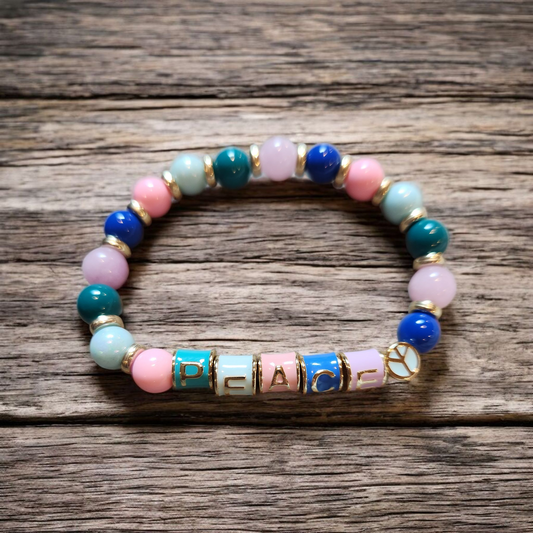 Peace Charm Bracelet