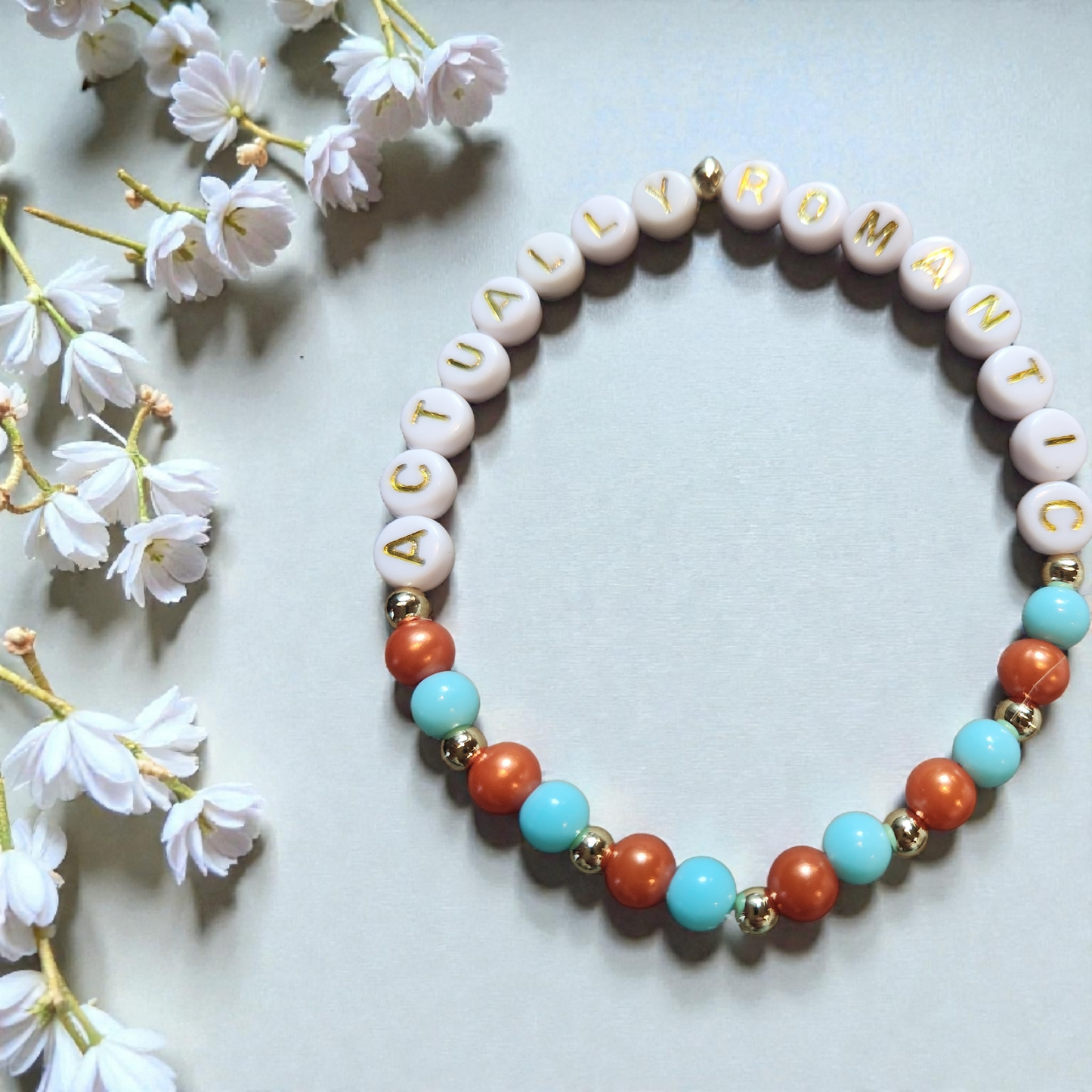 TS12 Actually Romantic Multi-Colored Beaded Bracelet